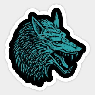 The wolf Sticker